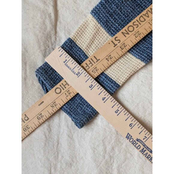 Ralph Lauren Women's Cotton Silk Knit Striped Open Shawl Long Cardigan Size Larg - Picture 9 of 14